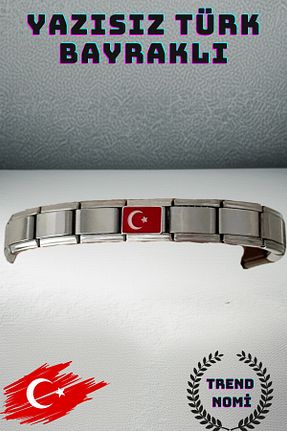 دستبند استیل (فولاد) سفید زنانه استیل ضد زنگ Birmem - کد 933470742