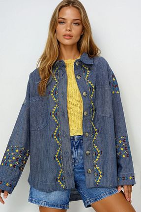 کت رنگی زنانه رگولار VAGGON - کد 933475176