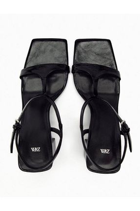 صندل مشکی زنانه پاشنه ضخیم Butik - کد 933550141