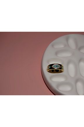 انگشتر استیل (فولاد) زرد استیل ضد زنگ Takıccı - کد 933553424