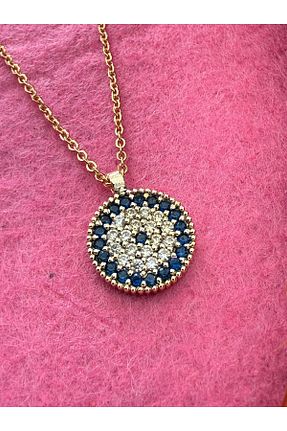 گردنبند جواهر طلائی زنانه استیل ضد زنگ NAS fashion - کد 870504877