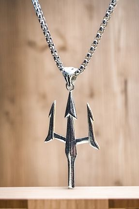 گردنبند استیل ( فولاد ) سفید مردانه روکش نقره AK STORE SİLVER - کد 933554271