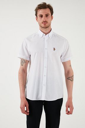 پیراهن سفید مردانه رگولار U.S. Polo Assn. - کد 933560270