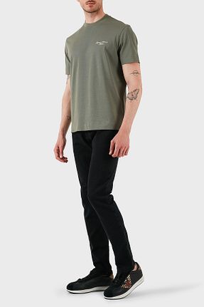 شلوار جین مشکی مردانه پاچه ساده Emporio Armani - کد 934277875