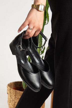 کفش کلاسیک مشکی زنانه چرم مصنوعی Abay Shoes - کد 933581878