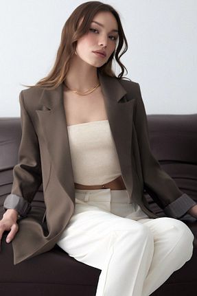 کت قهوه ای زنانه رگولار Ottawe - کد 933593824
