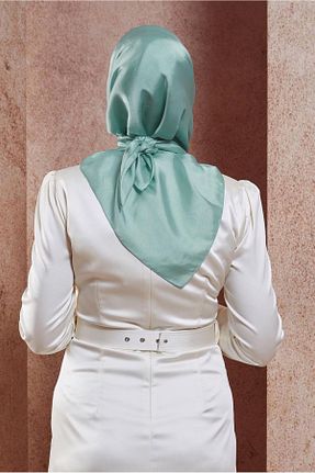 روسری آبی پلی استر Alvina - کد 828028697