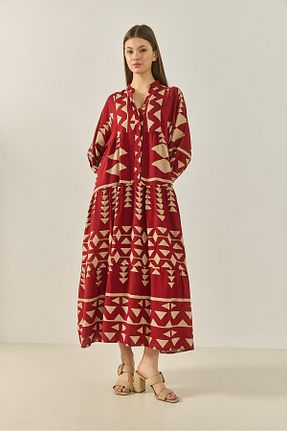لباس زرشکی زنانه بافتنی Bianco Lucci - کد 933627982