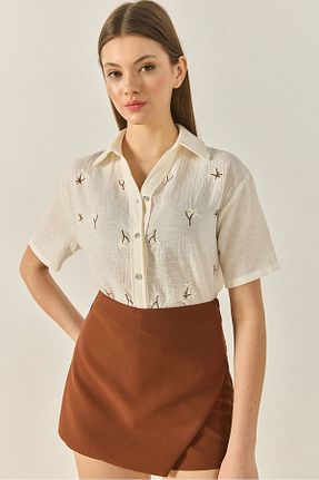 پیراهن نباتی زنانه رگولار Bianco Lucci - کد 933626788