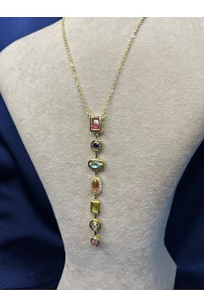 گردنبند استیل ( فولاد ) زرد زنانه Fam&Co Jewelry - کد 933656703