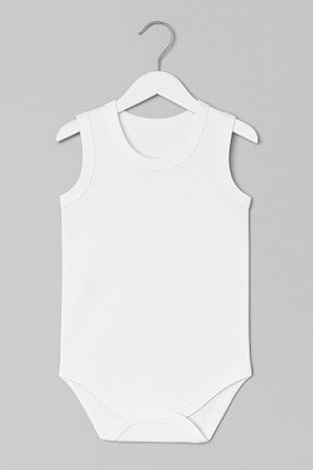 بادی و سرهمی نوزادی سفید بچه گانه %100 پنبه ارگانیک ÇOÇÇE BABY - کد 933673573