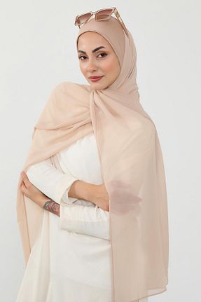 شال قهوه ای زنانه Aisha
