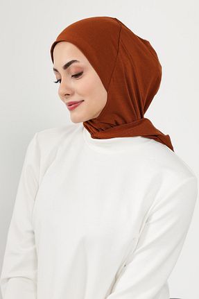 کلاه شنای حجاب نارنجی زنانه Aisha