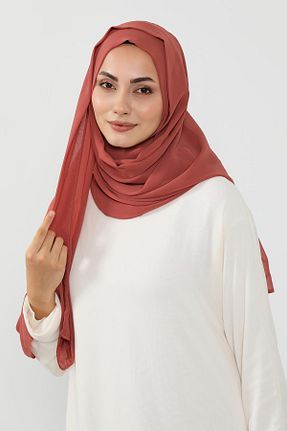 شال قهوه ای زنانه Aisha