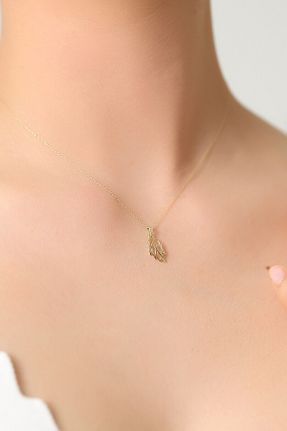 گردنبند طلا زرد زنانه 14 عیار Kolyecik - کد 933686393