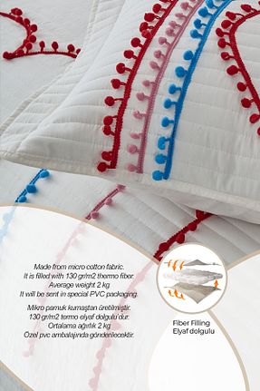 روتختی تکنفره بژ پنبه ای Evlen Home Collection - کد 299460018