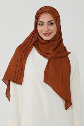 شال نارنجی زنانه Aisha