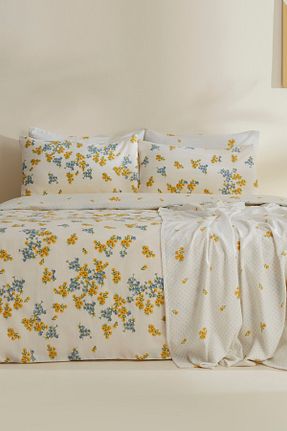 روتختی دونفره زرد 200 x 220 Sarah Anderson - کد 861576371