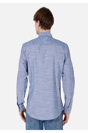پیراهن آبی مردانه رگولار Colin’s - کد 825538505