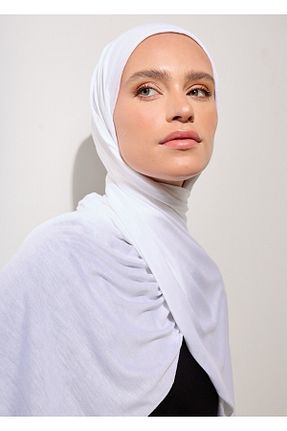 شال سفید زنانه پنبه ای HOUSE OF MODEST - کد 933709780