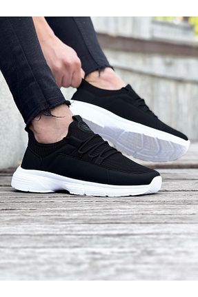 کفش اسنیکر مشکی مردانه بند دار E SPORT - کد 929073247