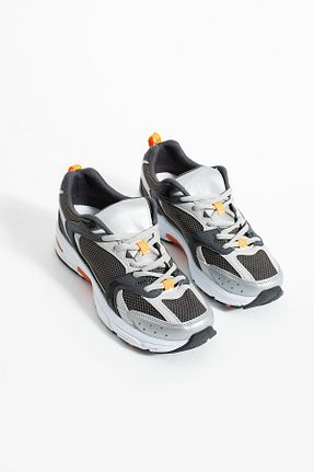 کفش اسنیکر نارنجی زنانه بند دار DUXAL SHOES - کد 933749007