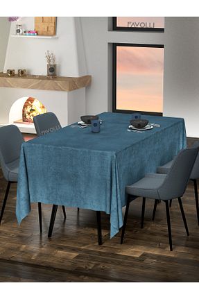 رومیزی آبی پلی استر FAVOLLİ - کد 364468267