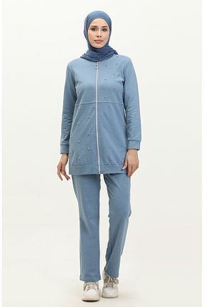 شلوار کرمگن آبی زنانه sefamerve - کد 836134533