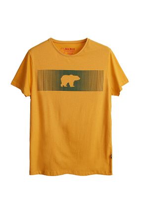 تیشرت زرد مردانه رگولار Bad Bear - کد 89930544
