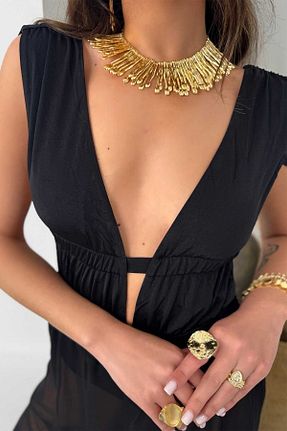 گردنبند جواهر رنگی زنانه فلزی BYP Atelier - کد 933780679