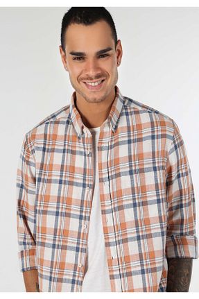 پیراهن نارنجی مردانه رگولار Colin’s - کد 743185069
