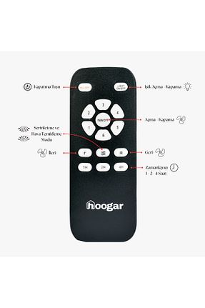 پنکه سقفی سفید Hoogar - کد 935068444