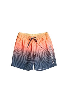 شلوارک ساحلی نارنجی مردانه پلی استر Quiksilver - کد 713577425