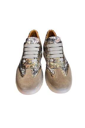 کفش اسنیکر آبی زنانه چرم اصل TUFAN SHOES - کد 933810080
