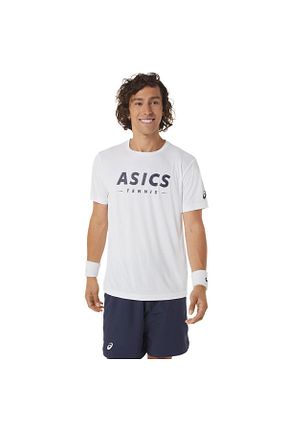 تیشرت اسپرت سفید مردانه رگولار Asics - کد 746278597