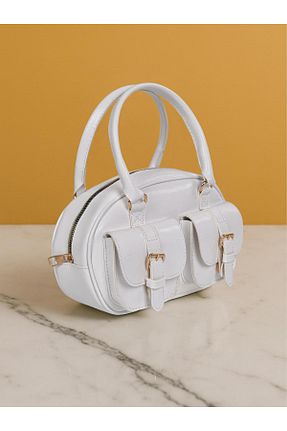 کیف دوشی سفید زنانه چرم مصنوعی HONEY BAG - کد 933815460