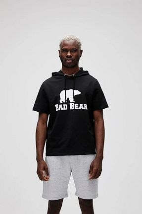 سوئیشرت مشکی مردانه چاپی Bad Bear - کد 87065861