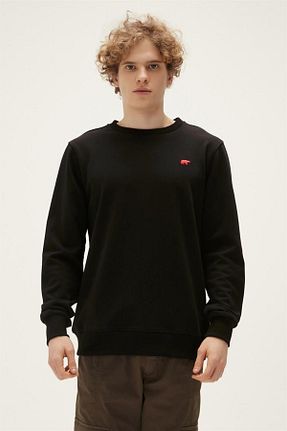 سوئیشرت اسپرت مشکی مردانه Fitted Bad Bear - کد 745930423