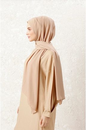 شال قهوه ای زنانه ابریشم NEWSTORE - کد 814074752