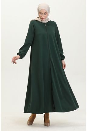 کلاه و ابایا سبز زنانه پلی استر sefamerve - کد 845531818