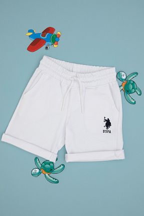 شلوارک و برمودا سفید بچه گانه بافتنی U.S. Polo Assn. - کد 934850597