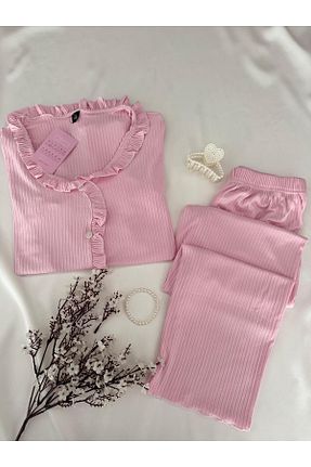 ست لباس راحتی صورتی زنانه Kalp MH Moony Homewears - کد 933895179