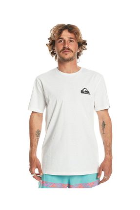 تیشرت اسپرت سفید مردانه Fitted Quiksilver - کد 816734730