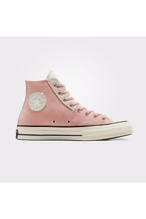 کفش اسنیکر صورتی زنانه بند دار Converse - کد 865345491