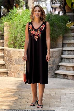 لباس مشکی زنانه بافتنی Nevin Kaya Moda - کد 933932383