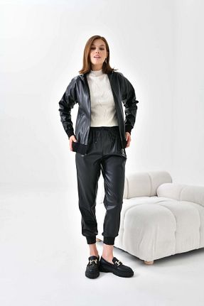 کاپشن مشکی زنانه رگولار Lujiz - کد 933934996
