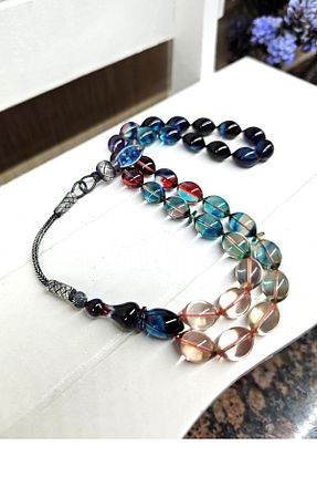 تسبیح رنگی کهربا Zikir Tesbih - کد 933967361