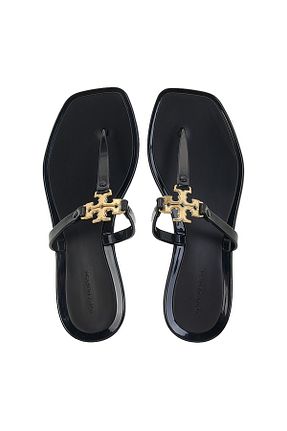 دمپائی مشکی زنانه چرم مصنوعی Tory Burch - کد 860099491