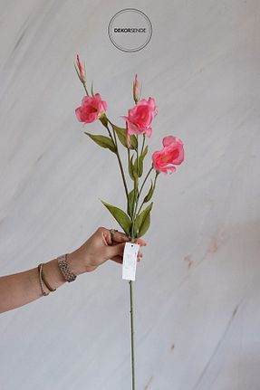 گل خشک و مصنوعی صورتی Dekorsende - کد 40640975