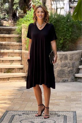 لباس مشکی زنانه بافتنی Nevin Kaya Moda - کد 933919544
